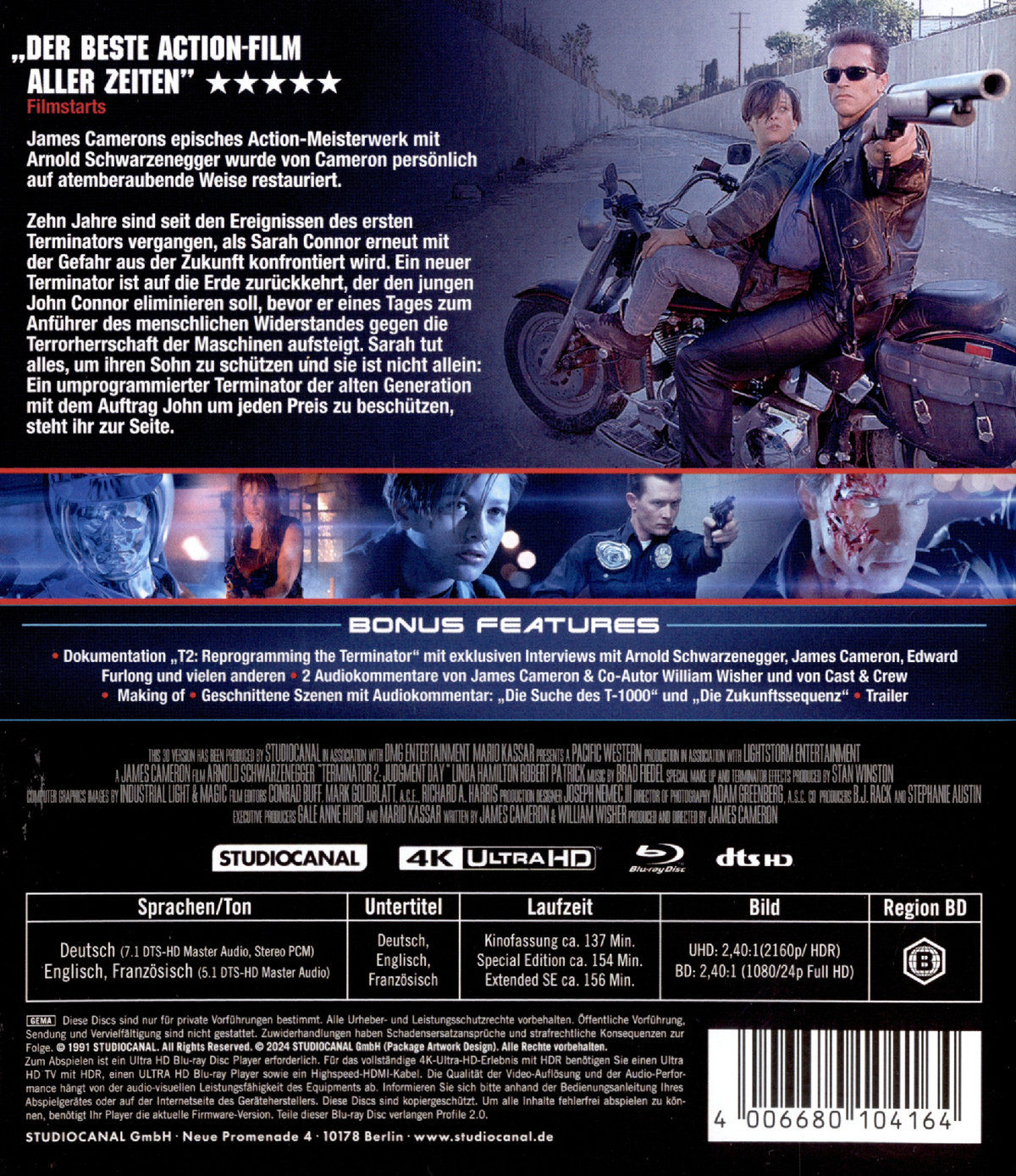 Terminator 2 - Special Edition (2024) (4K Ultra HD) (+ Blu-ray)