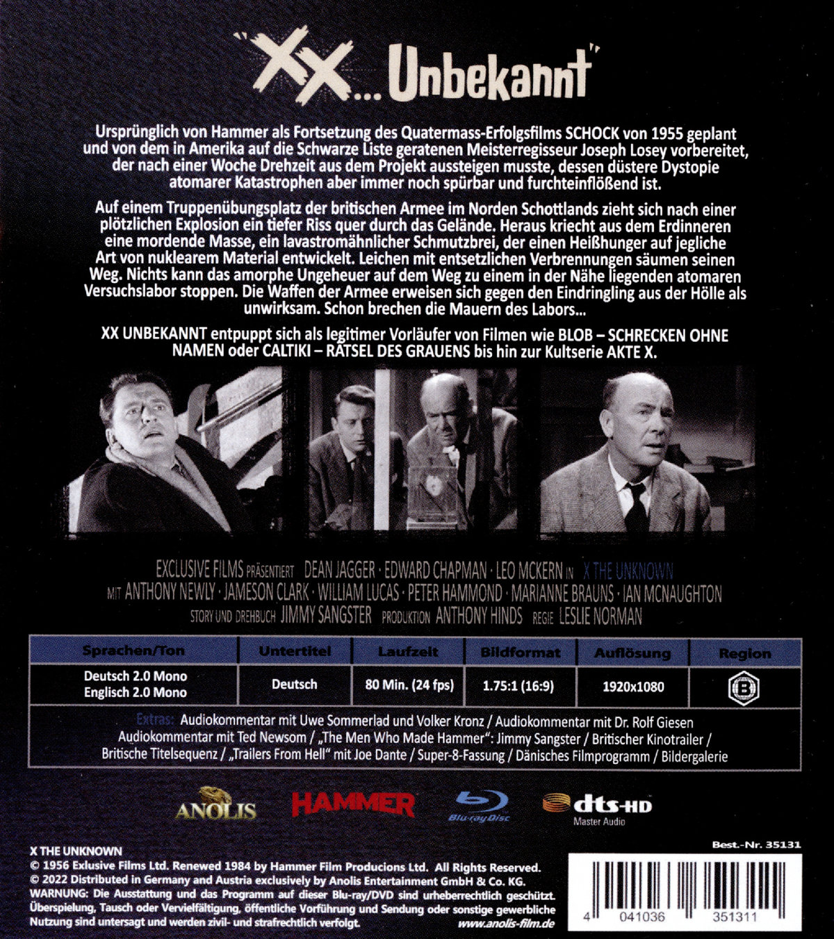 XX Unbekannt - Uncut Edition (blu-ray)