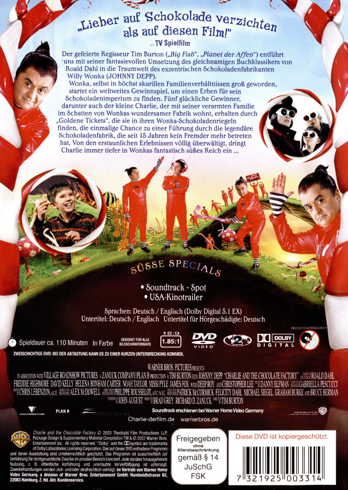 Charlie und die Schokoladenfabrik  (DVD)