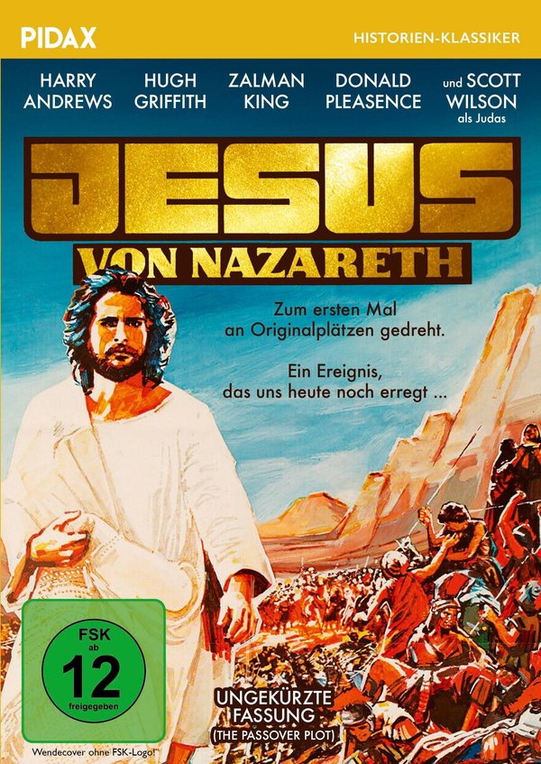Jesus von Nazareth (Passover Plot) / Erstmals an Originalplätzen gedrehte Verfilmung der Bibelgeschichte (Pidax Historien-Klassiker)  (DVD)