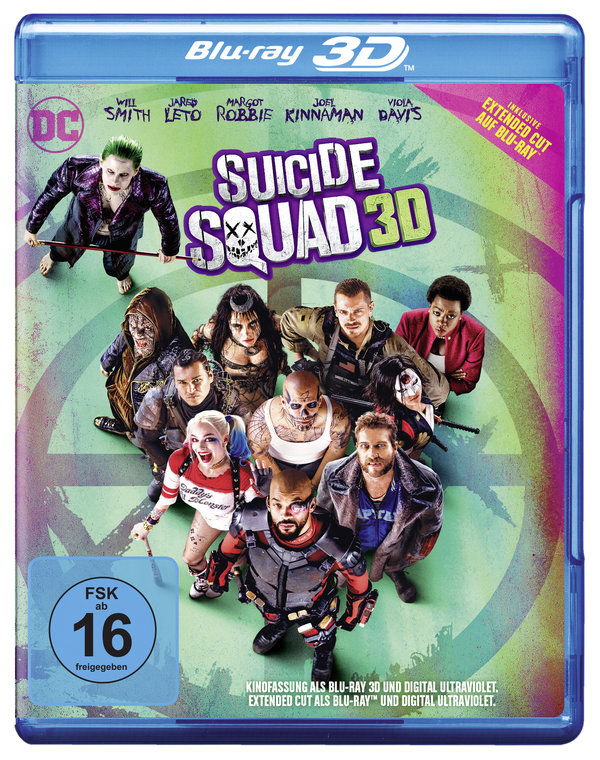 Suicide Squad - Extended Cut 3D (3D blu-ray)