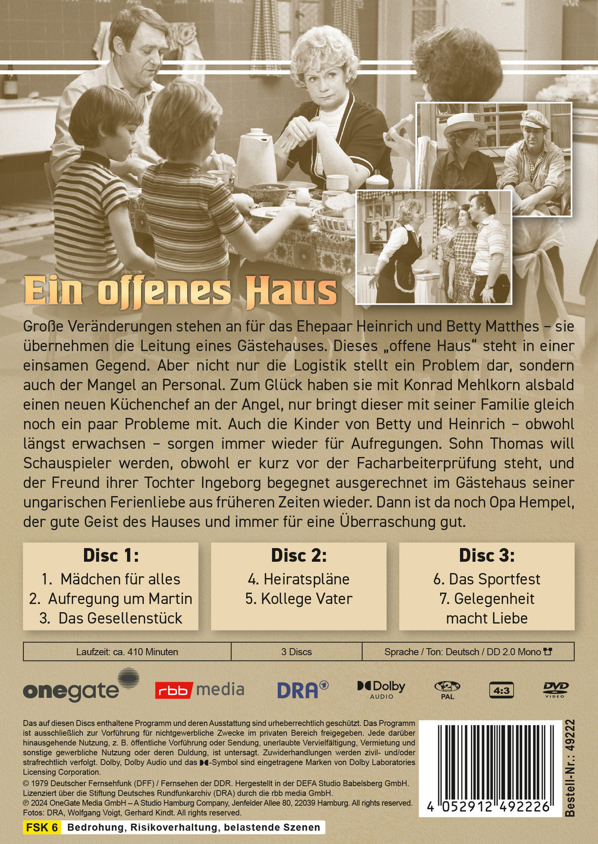 Ein offenes Haus  Die komplette Serie  (DDR TV-Archiv)  [3 DVDs]  (DVD)