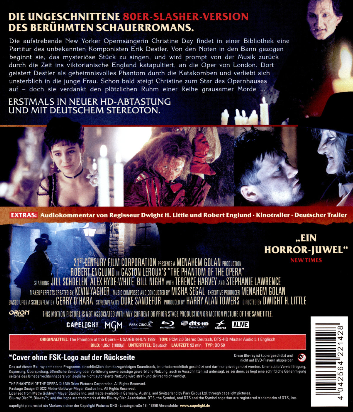 Phantom of the Opera - Uncut Edition (blu-ray)