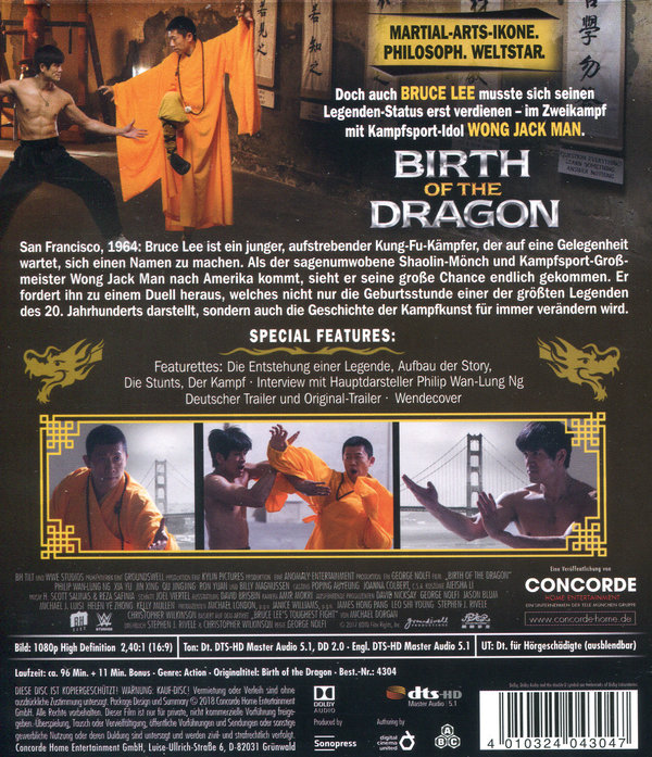 Birth of the Dragon (blu-ray)