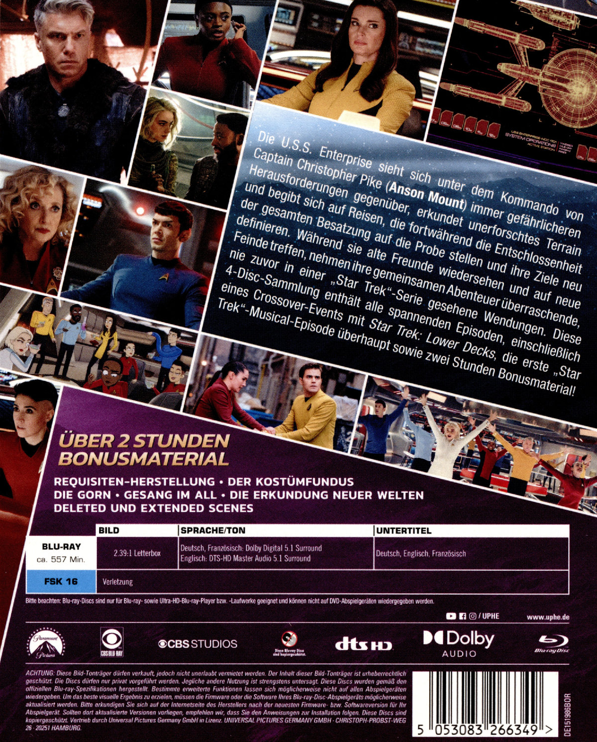 Star Trek: Strange New Worlds - Staffel 2 (blu-ray)