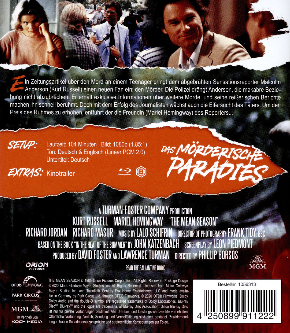 Ein mörderisches Paradies (blu-ray)