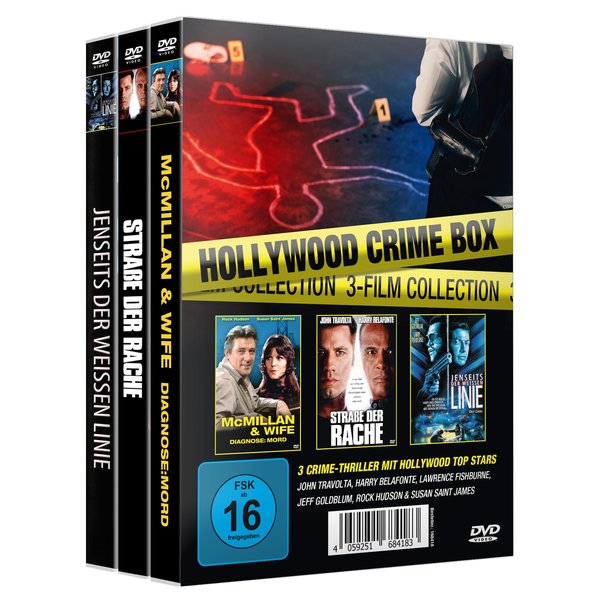 HOLLYWOOD CRIME BUNDLE - 3 Filme Bundle-Pack  [3 DVDs]  (DVD)