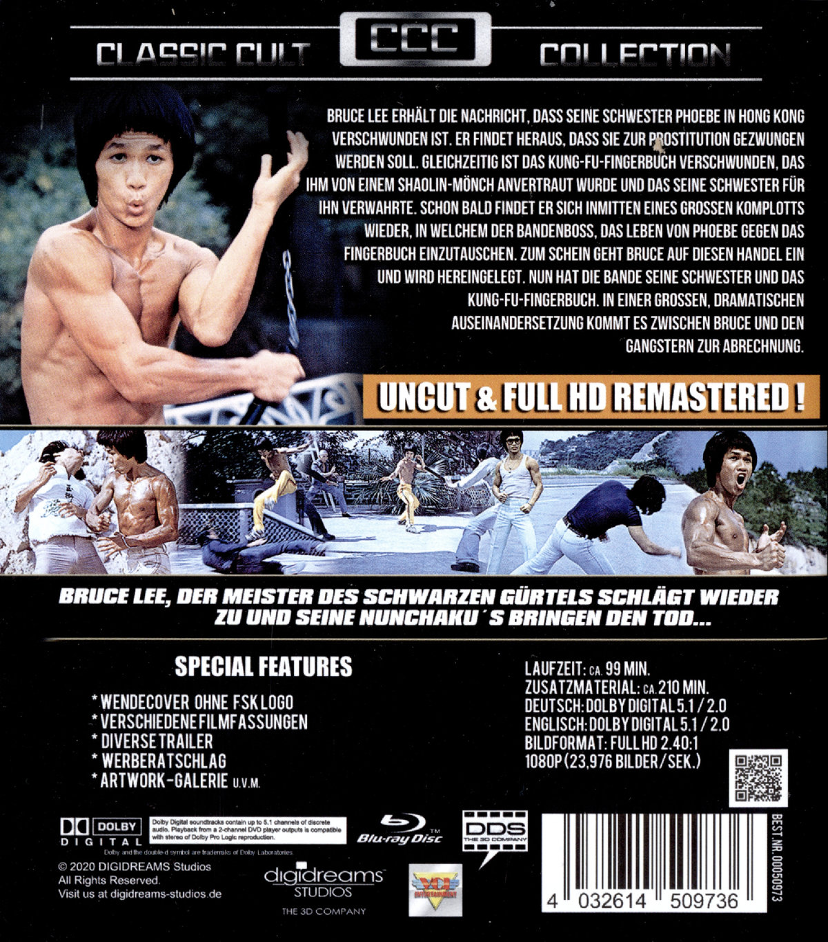 Bruce Lee - Die Pranke des Leoparden - Classic Cult Collection (blu-ray)