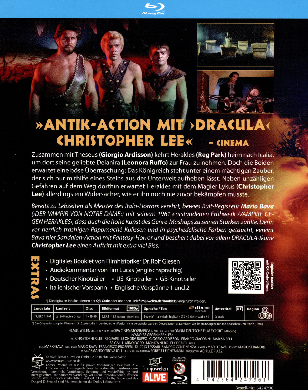 Vampire gegen Herakles (Filmjuwelen)  (Blu-ray Disc)