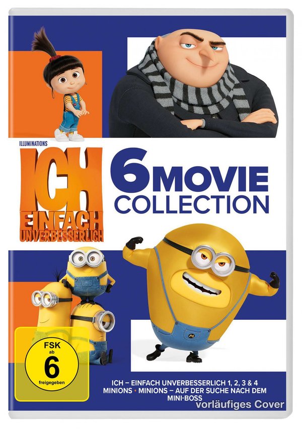 Ich einfach unverbesserlich & Minions - 6-Movie Collection  [6 DVDs]  (DVD)