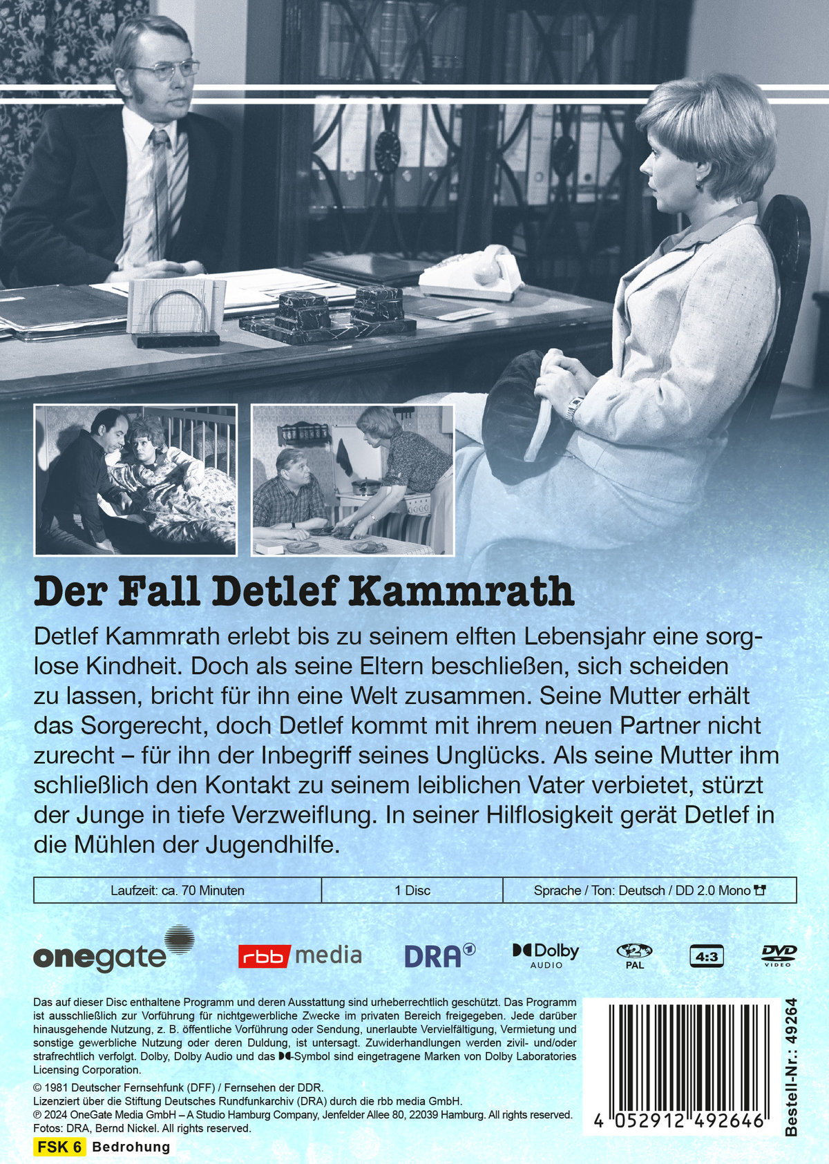 Der Fall Detlef Kammrath (DDR TV-Archiv)  (DVD)