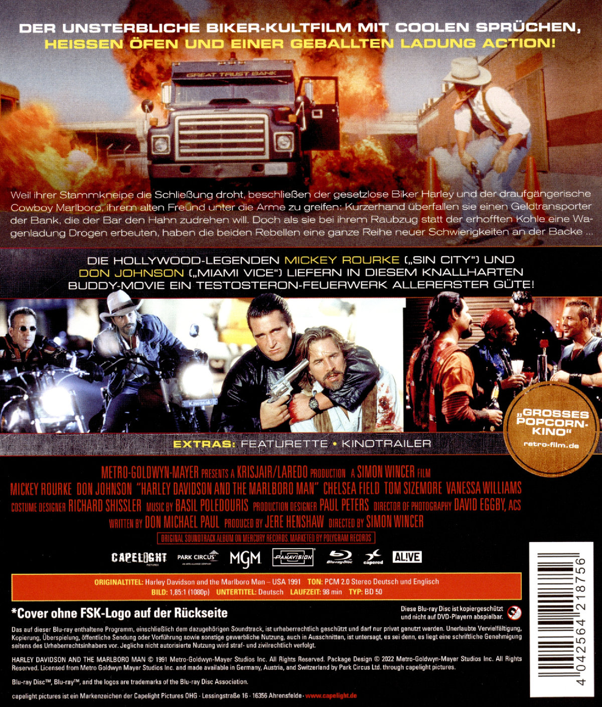 Harley Davidson and the Marlboro Man (blu-ray)