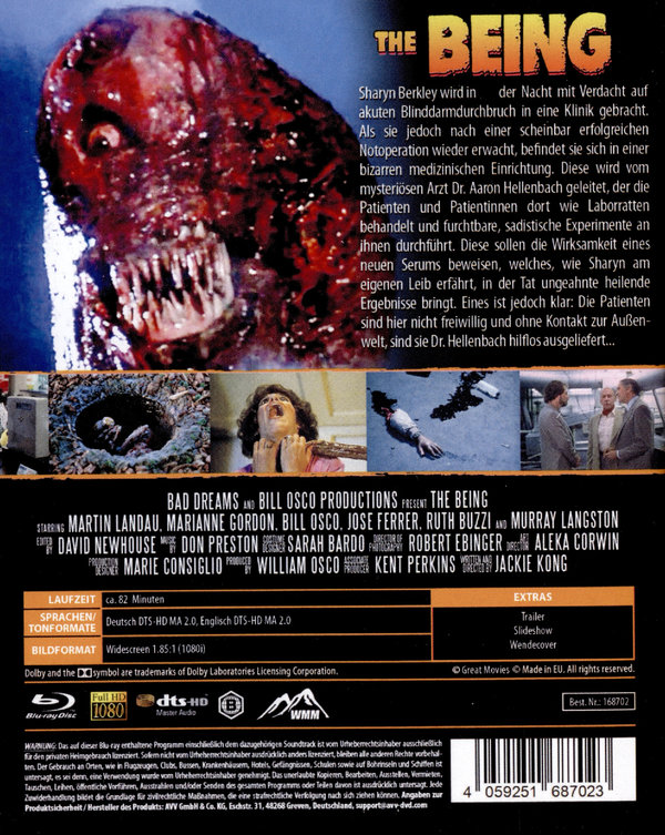 THE BEING - Uncut Edition  (Blu-ray Disc)