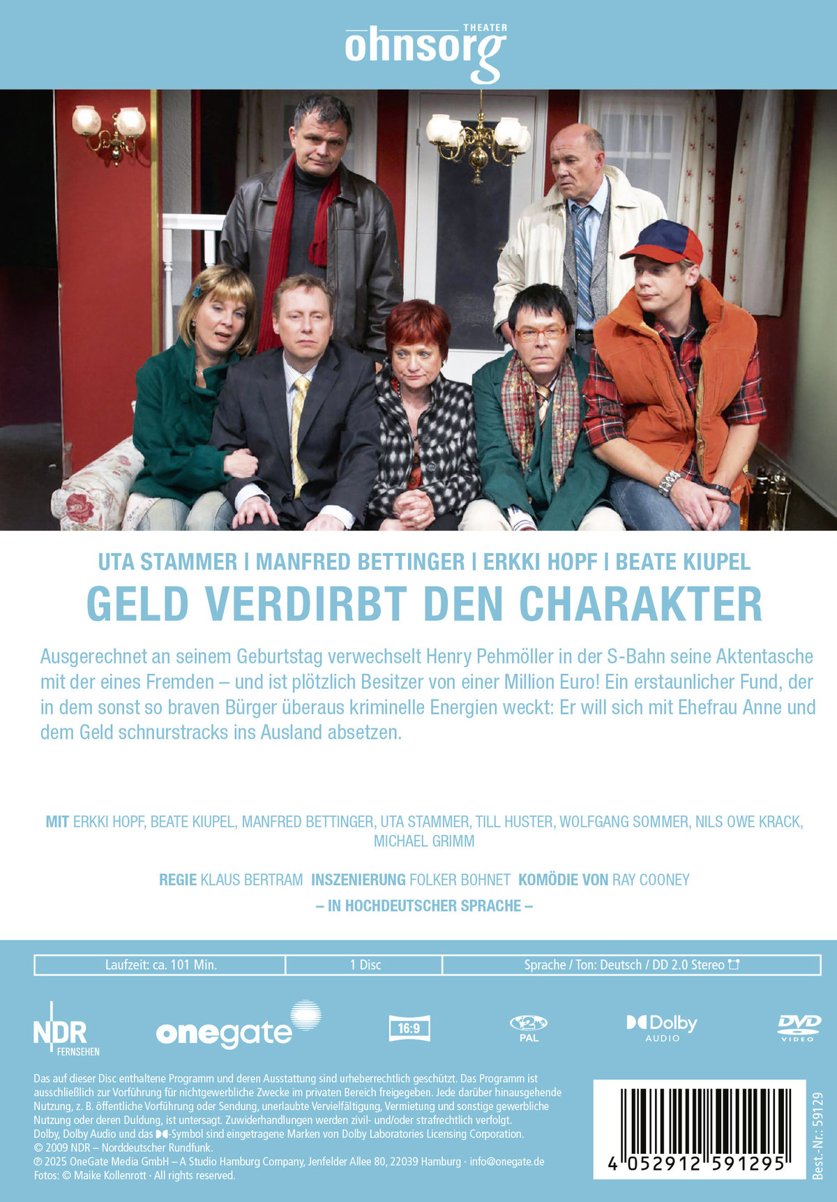 Ohnsorg-Theater Heute: Geld verdirbt den Charakter  (DVD)