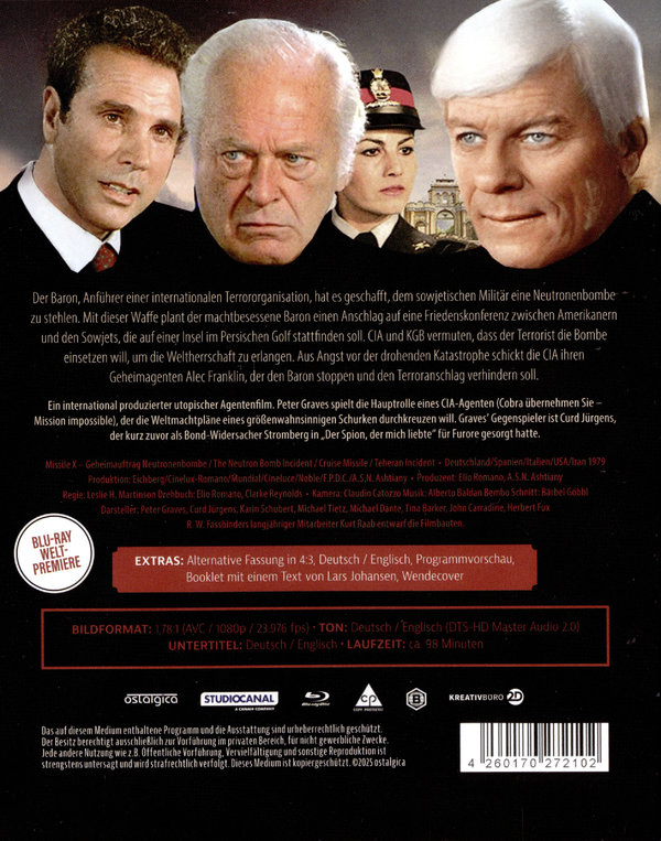 Missile X - Geheimauftrag Neutronenbombe  (blu-ray)