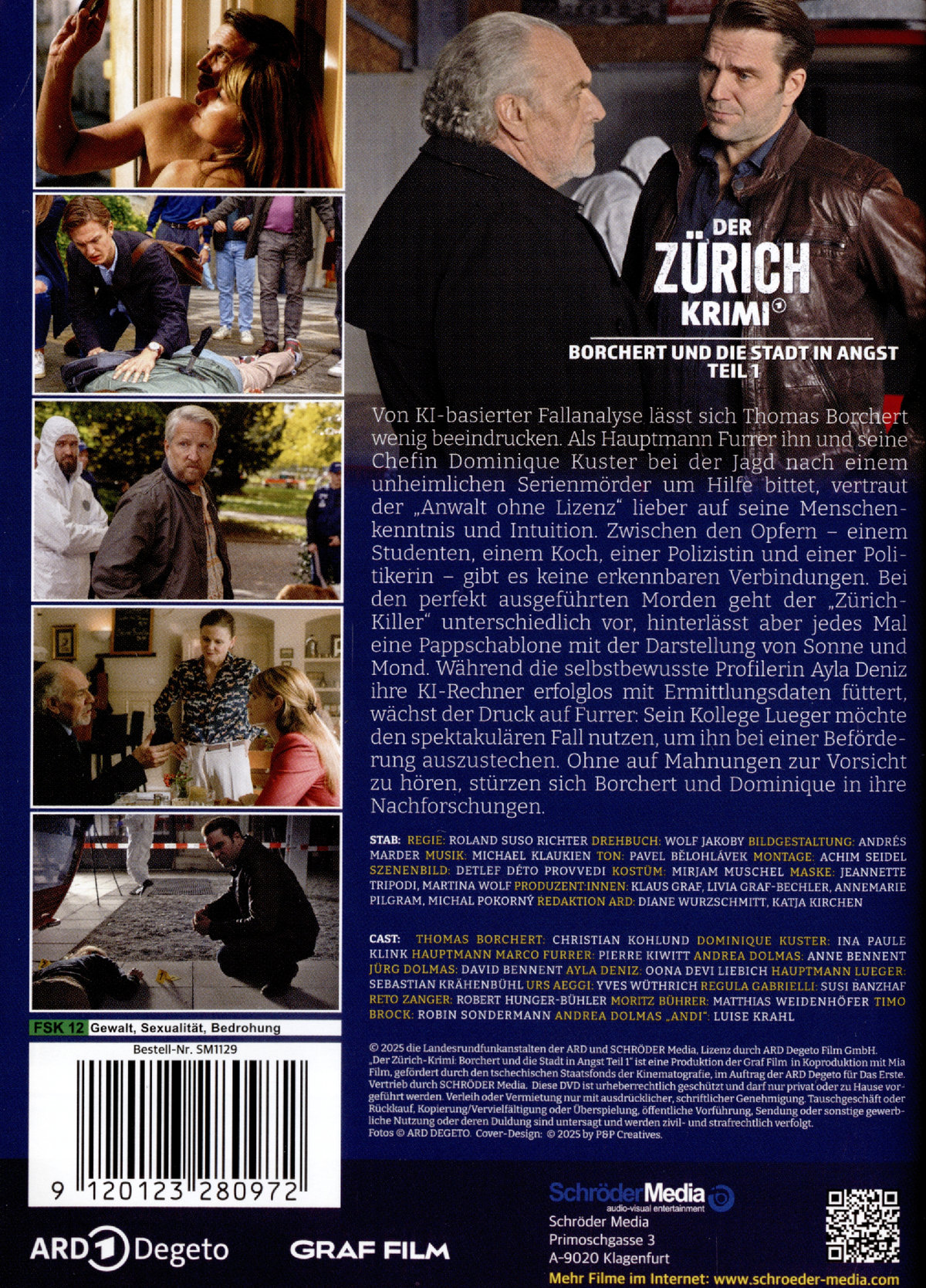 Der Zürich Krimi: Borchert und die Stadt in Angst Teil 1 (Folge 20)  (DVD)