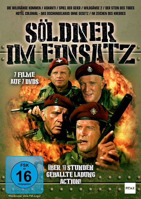 Söldner im Einsatz / Die geballte Ladung Action und Spannung mit 7 Filmklassikern!  [7 DVDs]  (DVD)