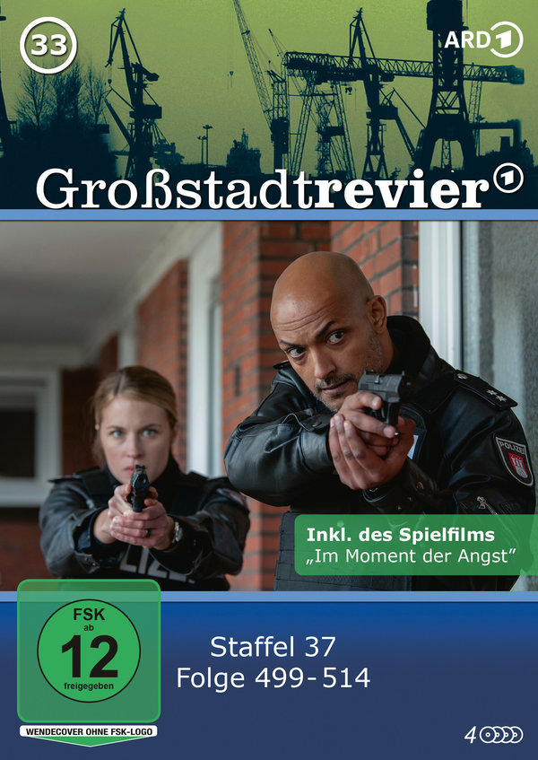 Großstadtrevier 33 - Folge 499-514 (Staffel 37) inkl. Special "Im Moment der Angst"  [4 DVDs]  (DVD)