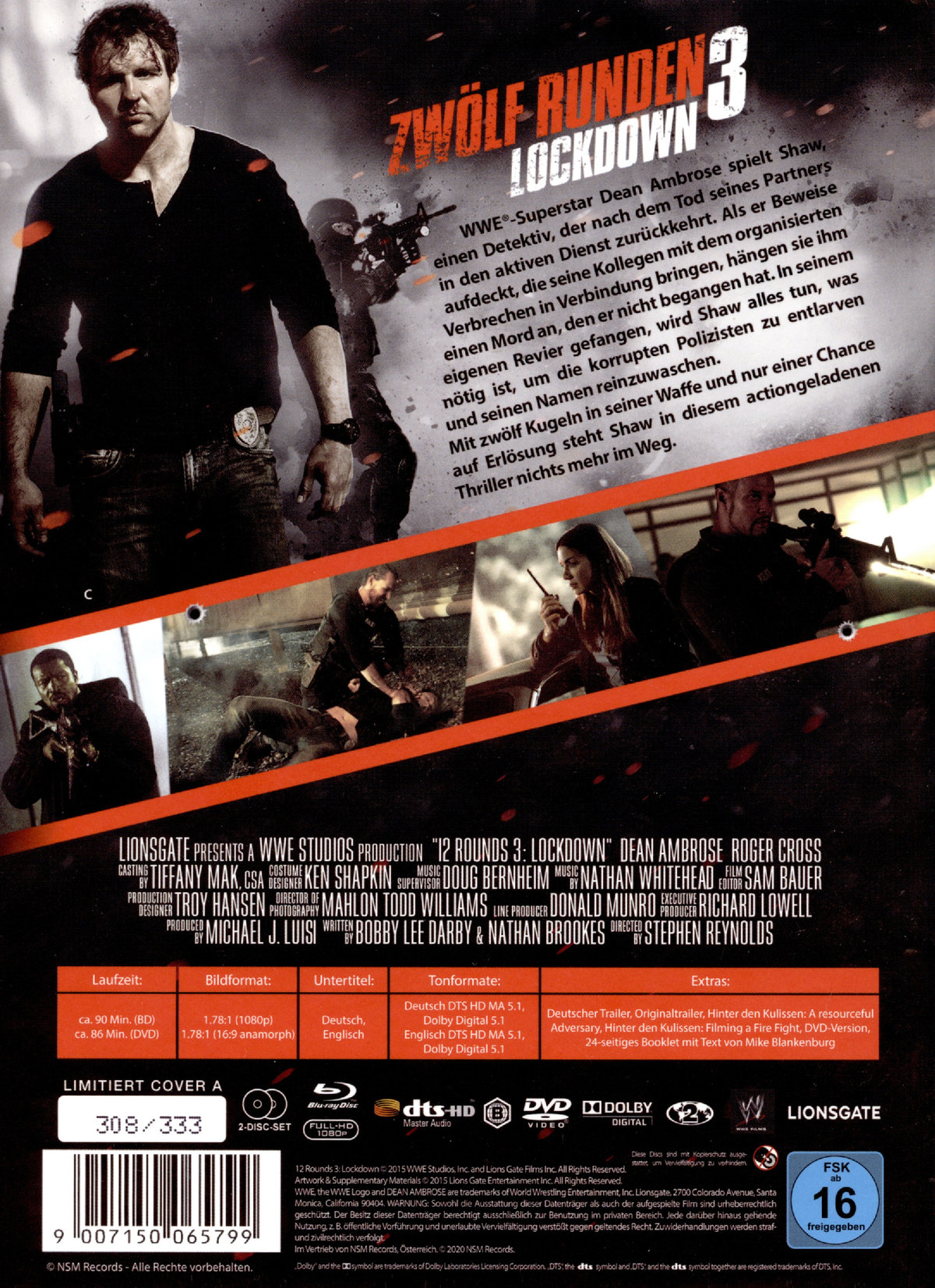 Zwölf Runden 3 - Lockdown - Uncut Mediabook Edition (DVD+blu-ray) (A)
