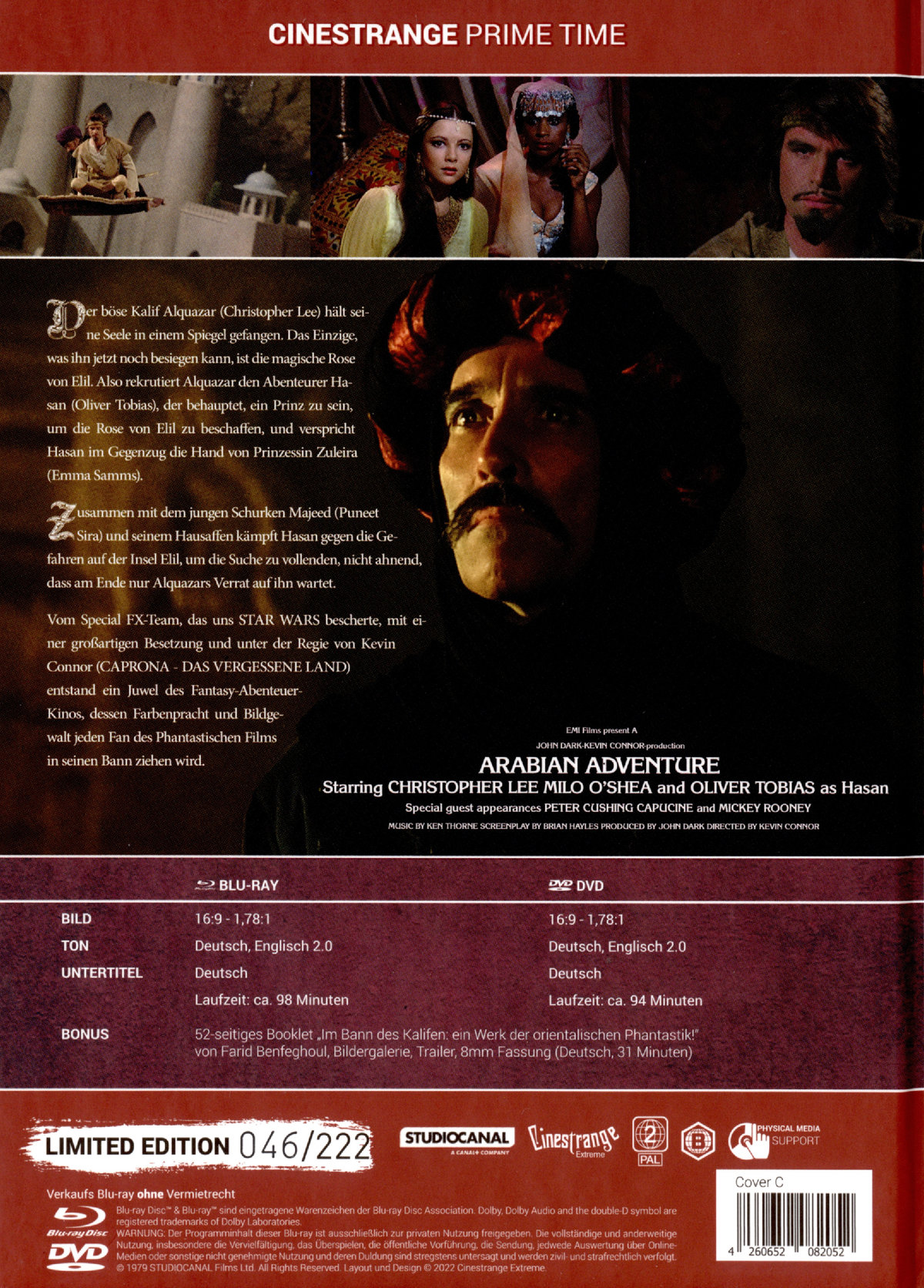 Im Bann des Kalifen - Uncut Mediabook Edition (DVD+blu-ray) (C)
