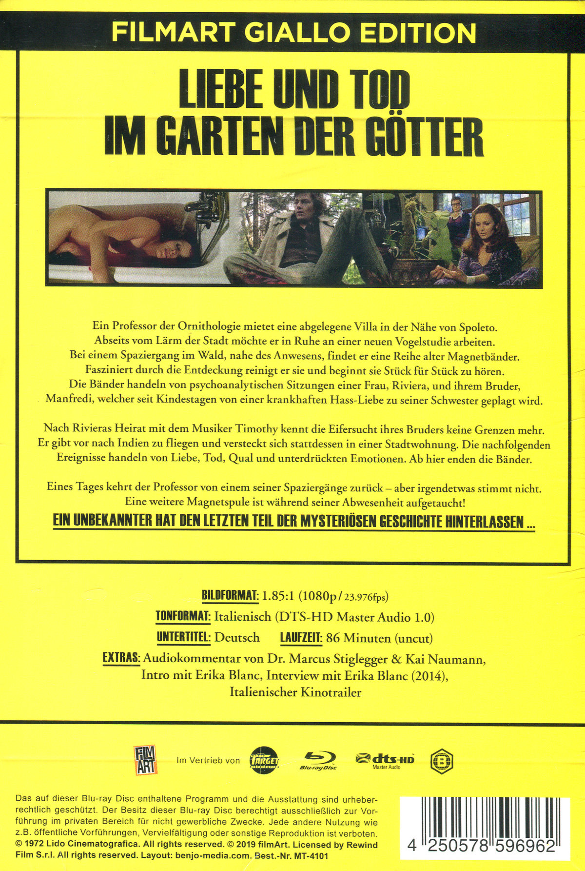 Liebe und Tod im Garten der Götter - Uncut Upgrade Edition (blu-ray)