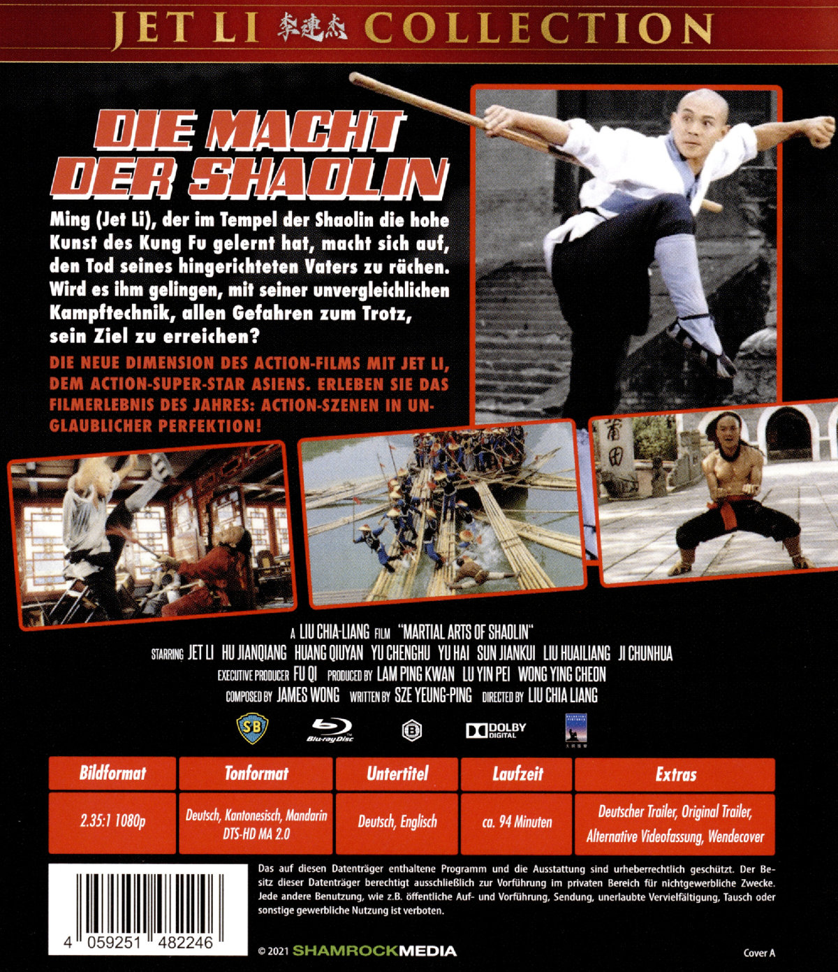 Macht der Shaolin, Die (blu-ray) (A)