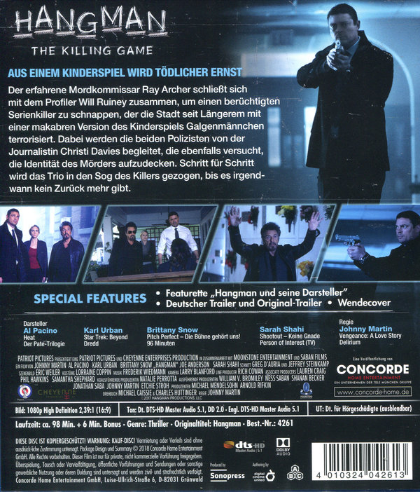 Hangman - The Killing Game (blu-ray)