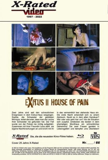 Exitus 2 - House Of Pain - Uncut Hartbox Edition (blu-ray)