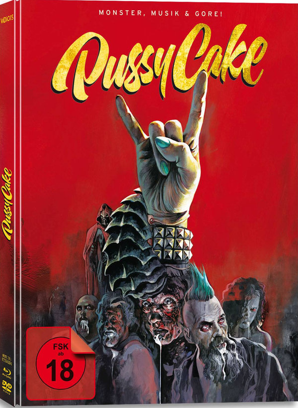 Pussycake - Monster, Musik und Gore - Uncut Edition Mediabook (DVD+blu-ray)