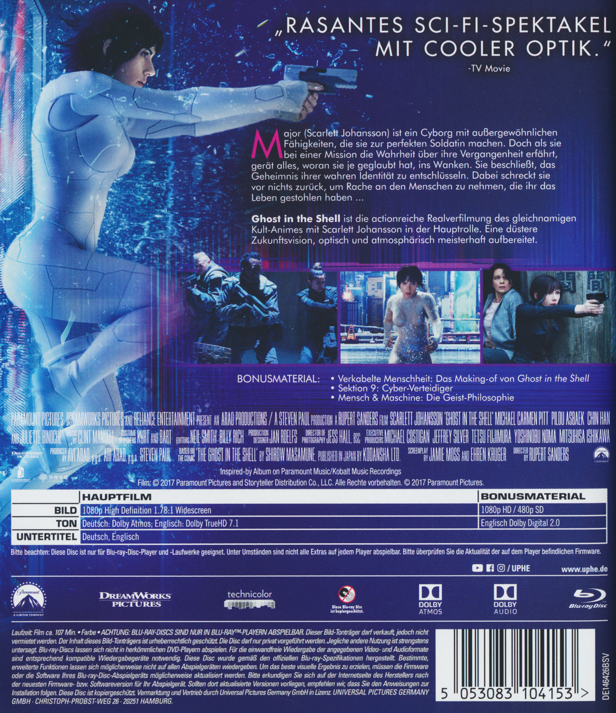 Ghost in the Shell (blu-ray)