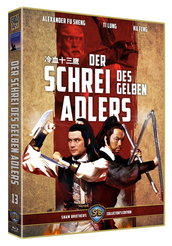 Der Schrei des gelben Adlers  - Blu-Ray Weltpremiere - Shaw Brothers Collectors Edition #13 - Uncut! - The Avenging Eagle (1978)  (Blu-ray Disc)