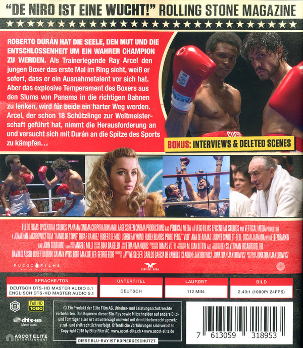 Hands of Stone (blu-ray)