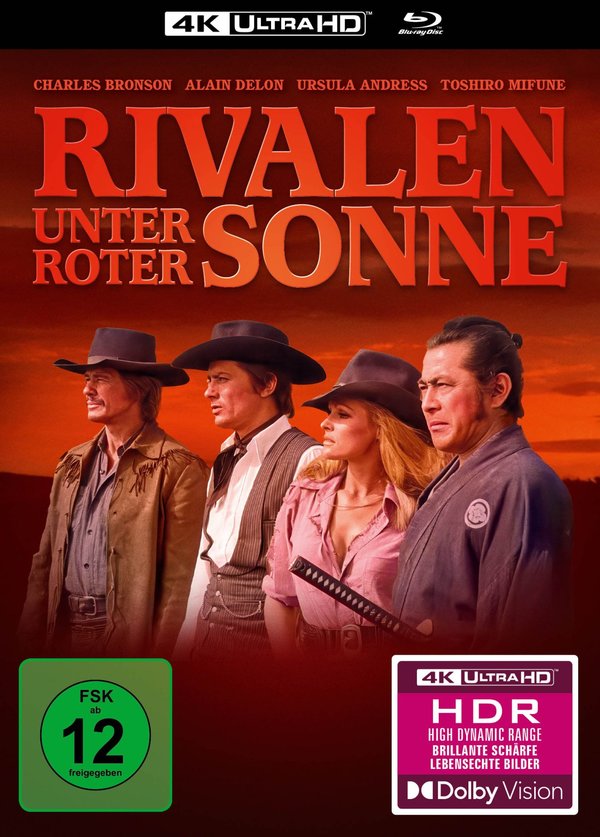 Rivalen unter roter Sonne - Uncut Mediabook Edition  (4K Ultra HD+blu-ray)