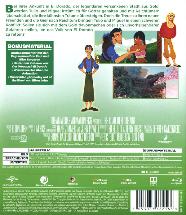 Weg nach El Dorado, Der (blu-ray)