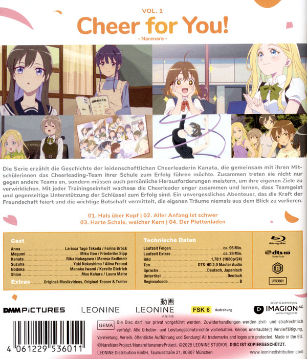 Cheer for You! - Vol. 1  (Blu-ray Disc)