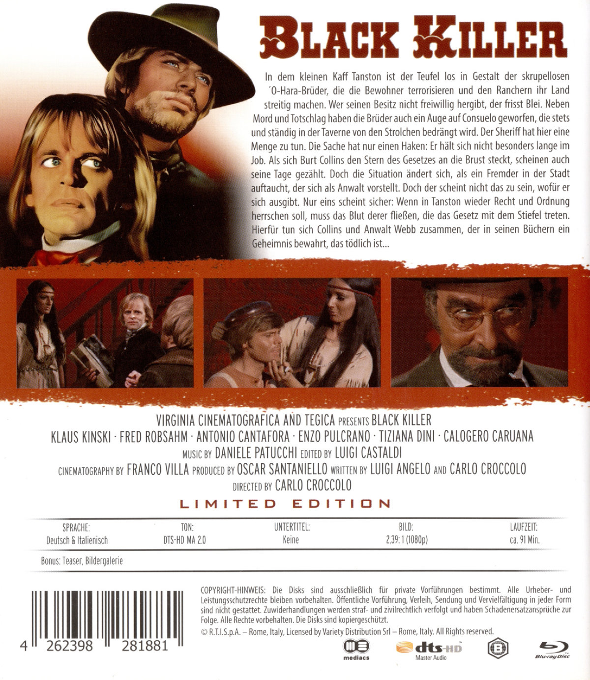 Black Killer - Uncut Edition (blu-ray)