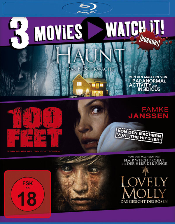 Haunt / 100 Feet / Lovely Molly (blu-ray)