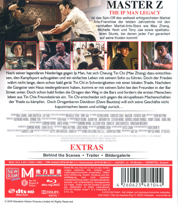 Master Z - The Ip Man Legacy (blu-ray)