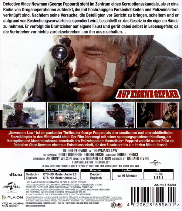 Auf eigene Gefahr  (Blu-ray Disc)