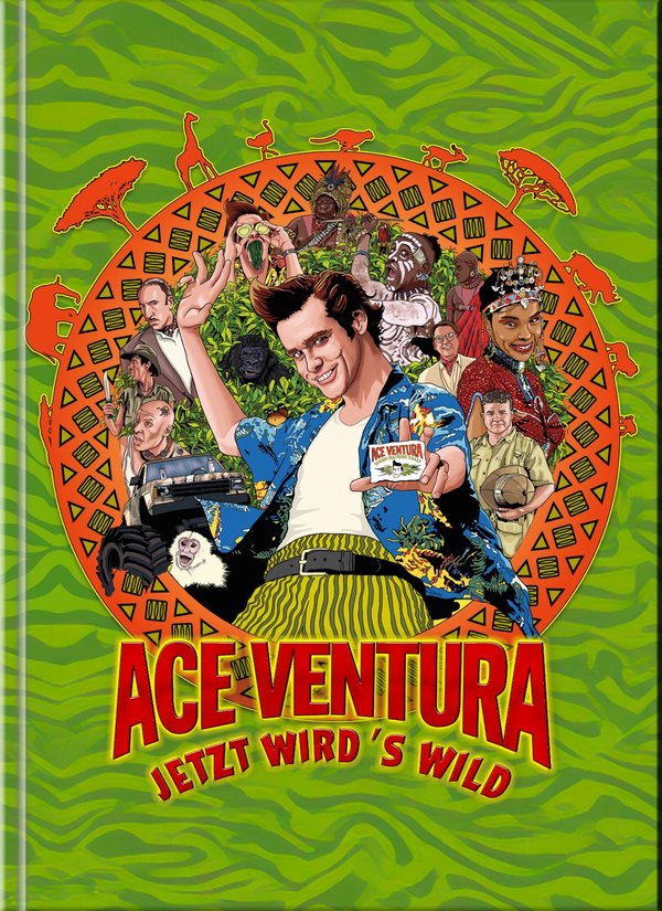 Ace Ventura 2 - Jetzt wird's wild - Uncut Mediabook Edition (DVD+blu-ray) (B)