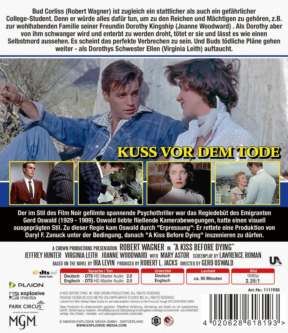 Kuss vor dem Tode (blu-ray)