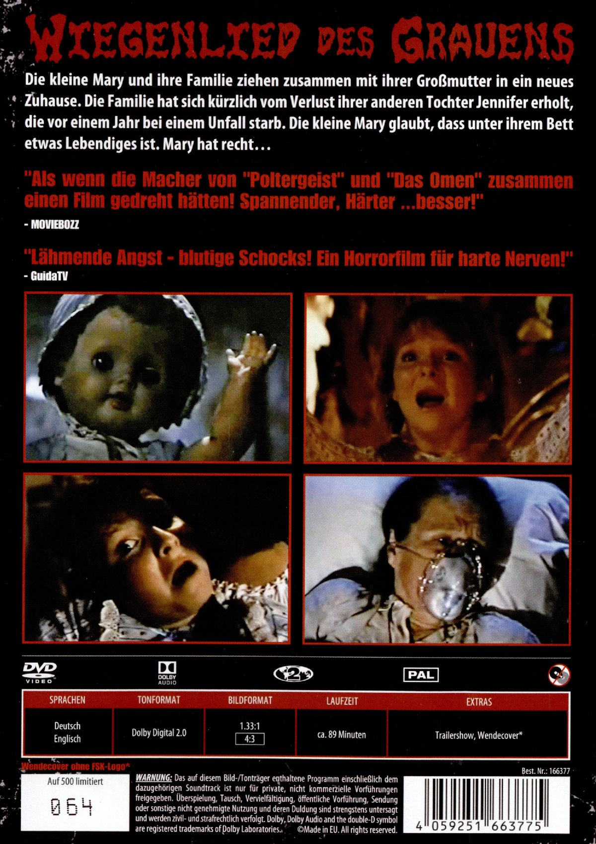 Wiegenlied des Grauen - Horror Classics - LImited Edition  (DVD)