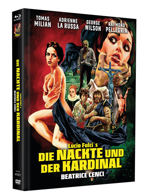 Die Nackte und der Kardinal - Uncut Mediabook Edition  (DVD+blu-ray) (G) (Wattiert)