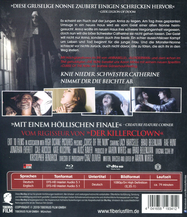 Curse of the Nun - Deine Seele gehört ihr (blu-ray)