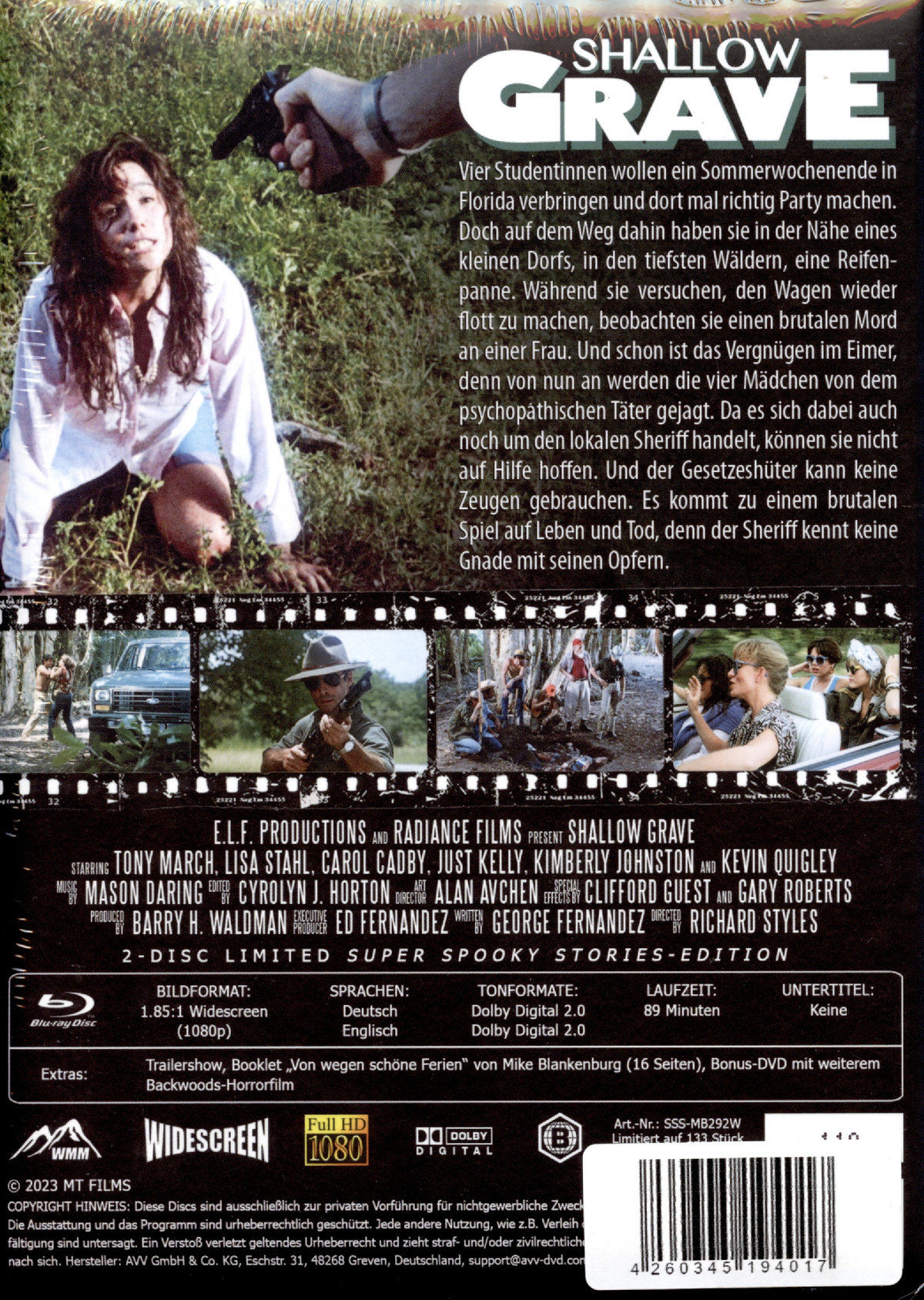 Shallow Grave - Uncut Mediabook Edition  (blu-ray)