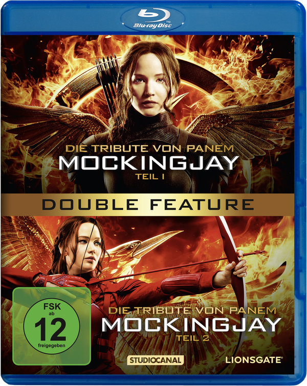 Tribute von Panem, Die - Mockingjay, Teil 1+2 (blu-ray)