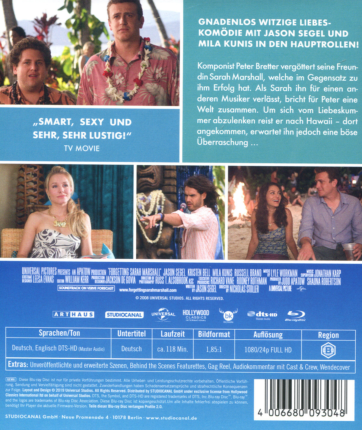 Nie wieder Sex mit der Ex (blu-ray)