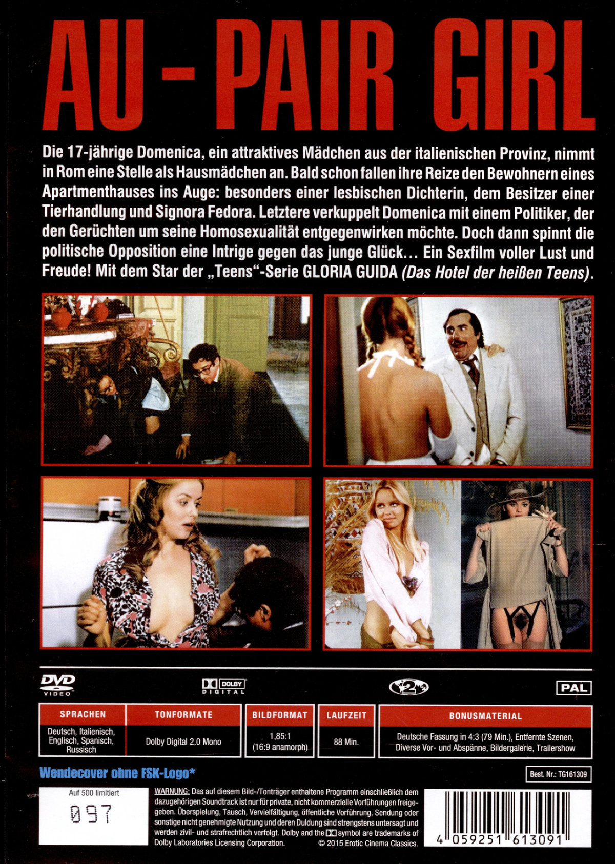 Au Pair Girl - Das geile Diensmädchen - Limited Edition auf 500 Stück  (DVD)
