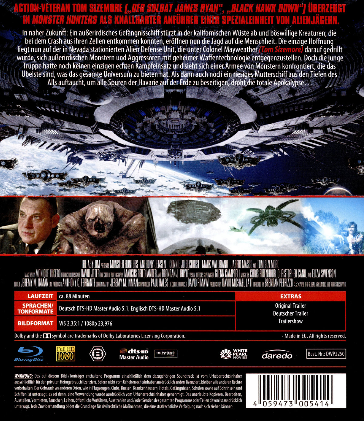 Monster Hunters - Die Alienjäger (blu-ray)