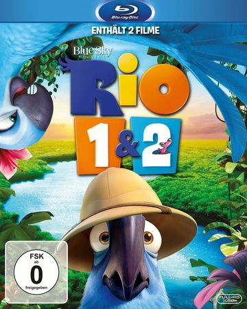 Rio 1+2 (blu-ray)